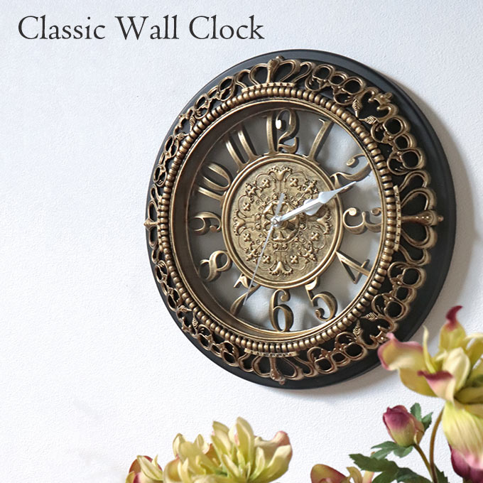 独特な 【送料無料】 懐中時計型 壁掛け時計 ゴールド インテリア時計 