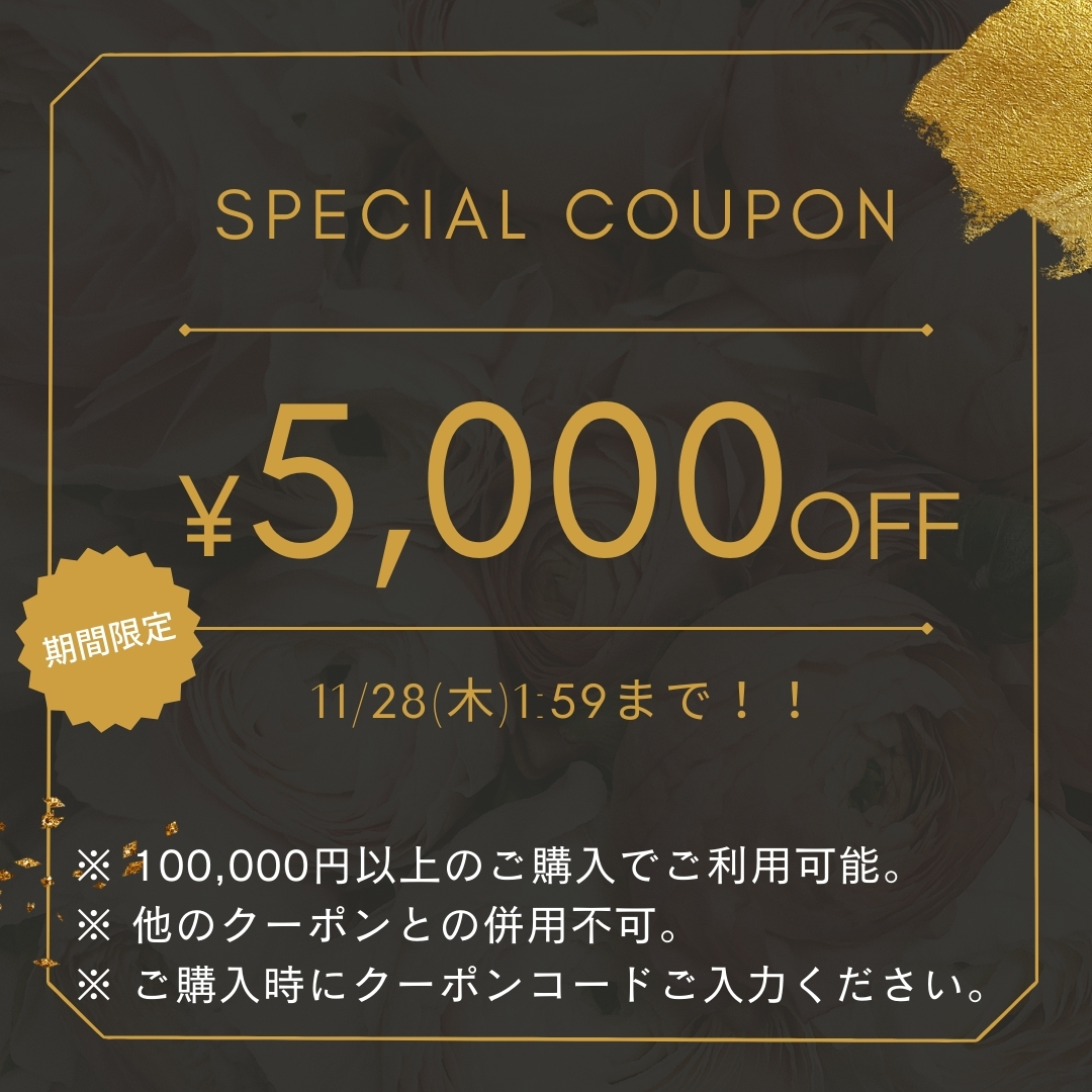 期間限定 5000円OFFクーポン