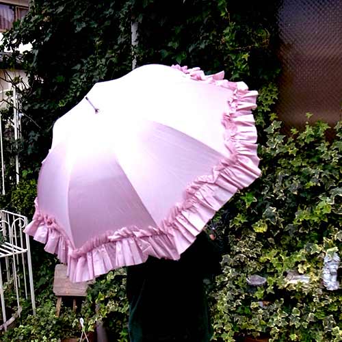 プリンセスフリル傘(ピンク)｜姫系インテリア 雑貨｜おしゃれ 